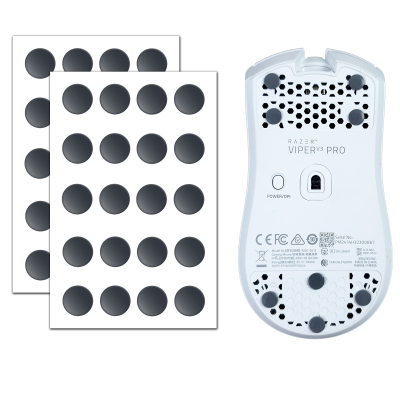X-Raypad Obsidian PRO Air U-PE Universal D6.5mm Dot Mouse Skates - Durable Quiet Control
