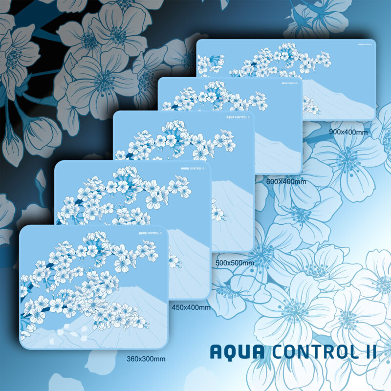 初売り Gaming Blue Sakura II Control Aqua X-Raypad Mouse X – Pads キーボード&マウスアクセサリ