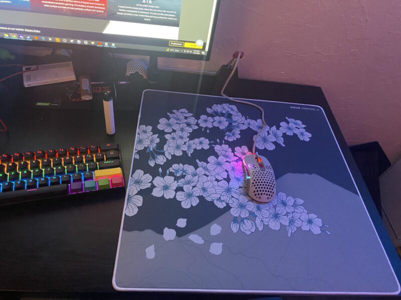 完璧主義 Mouse Gaming Green Sakura II Control Aqua X-Raypad Pads X – キーボード&マウスアクセサリ