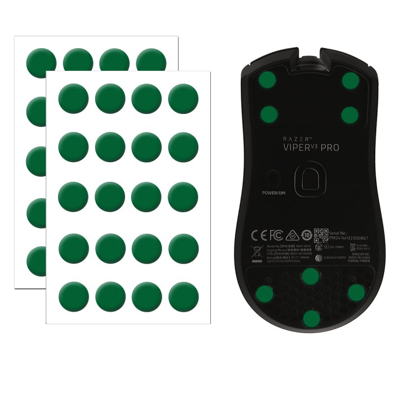 X-Raypad Jade Air DIY Mouse Skates D6.5mm Universal Dots-Quiet and