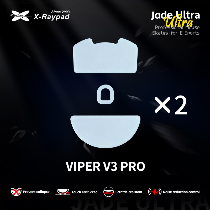⭐️ XROUND XPUMP PAD 【XRD-XPAZ ver】 X-Raypad Jade Masterful Ultra Mouse Skates for Razer DeathAdder V4