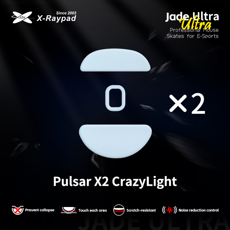 X-Raypad Jade Masterful Ultra Mouse Skates for Pulsar X2