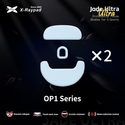 X-Raypad Jade Masterful Ultra Mouse Skates for Endgame Gear OP1 series