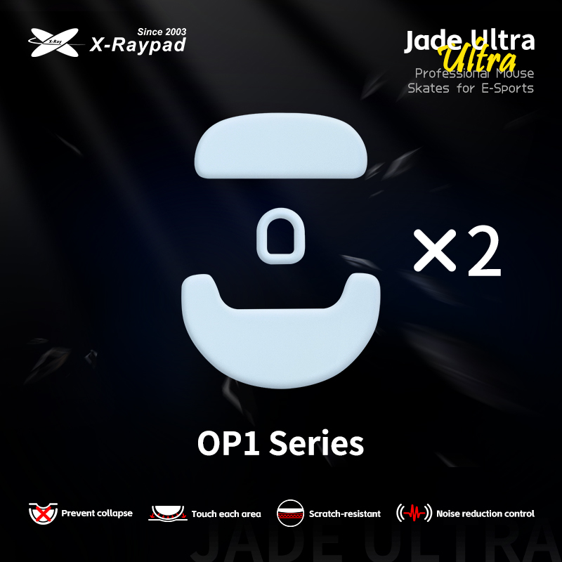 X-Raypad Jade Masterful Ultra Mouse Skates for Endgame Gear OP1 series