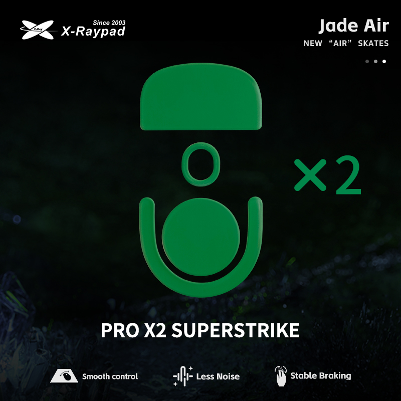 X-Raypad Jade Air Mouse Skates for Logitech G PRO X SUPERLIGHT 2