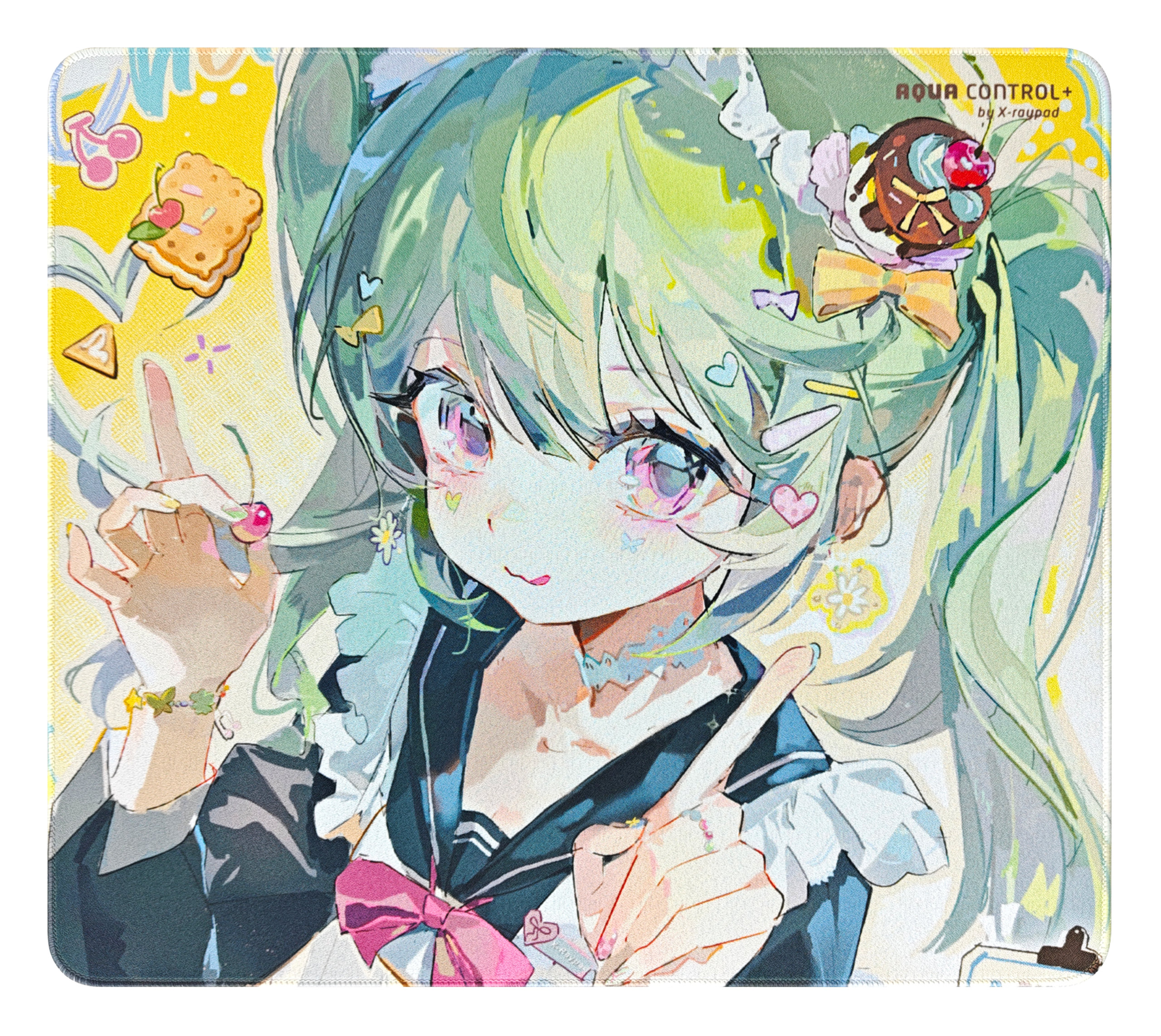 X-Raypad Aqua Control Plus Gaming Mouse Pads - Mint - Image 2