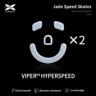 X-Raypad Jade Speed Mouse Skates for Razer Viper V3 HyperSpeed