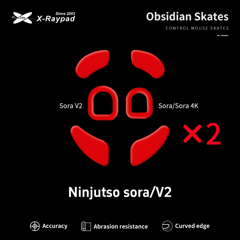 X-Raypad Obsidian Control Skates for Ninjutso Sora / 4K / Sora V2 Universal model