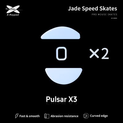 X-Raypad Jade Speed mouse skates for Pulsar X3 Wireless Gaming Mouse
