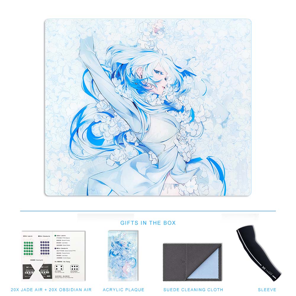 X-Raypad NOD眠 CR ガラスマウスパッド X-Raypad NOD 2mm Slim Glass Mousepad – Control or Speed Edition